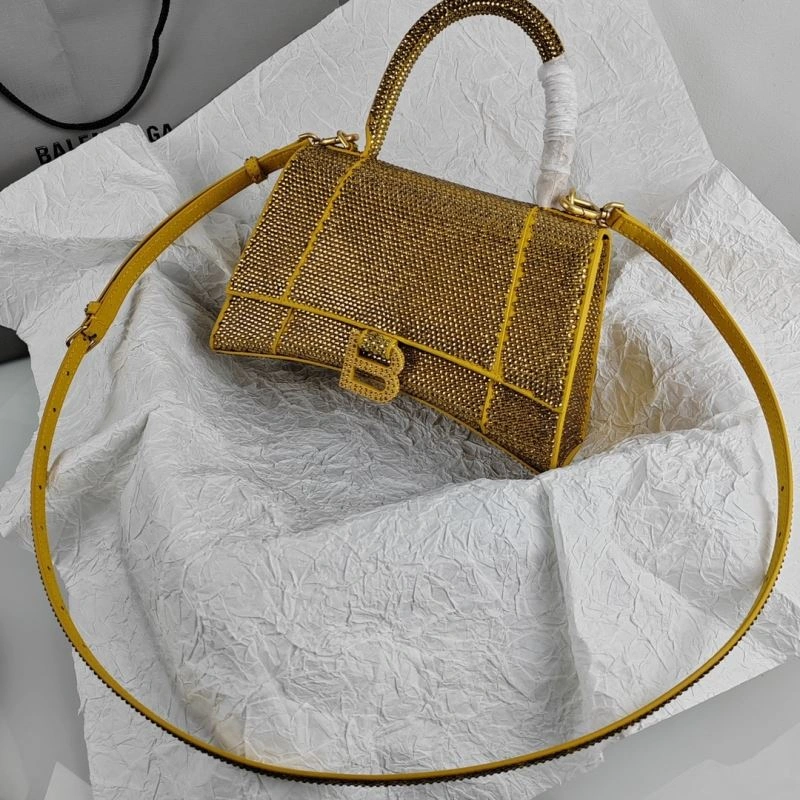 TravelReady Balenciaga Hourglass Crocodile Grain Handcrafted Bag 78623