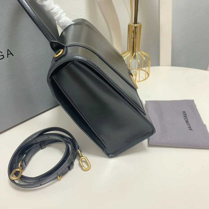 OnTrend Balenciaga Hourglass Large 27cm Smooth Box Leather Bag 72620