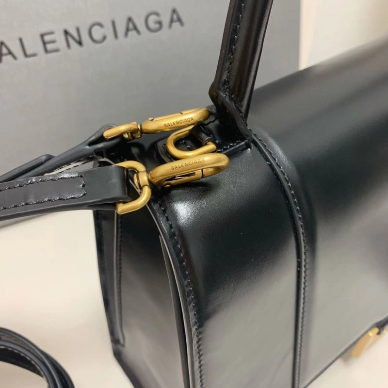 OnTrend Balenciaga Hourglass Large 27cm Smooth Box Leather Bag 72620