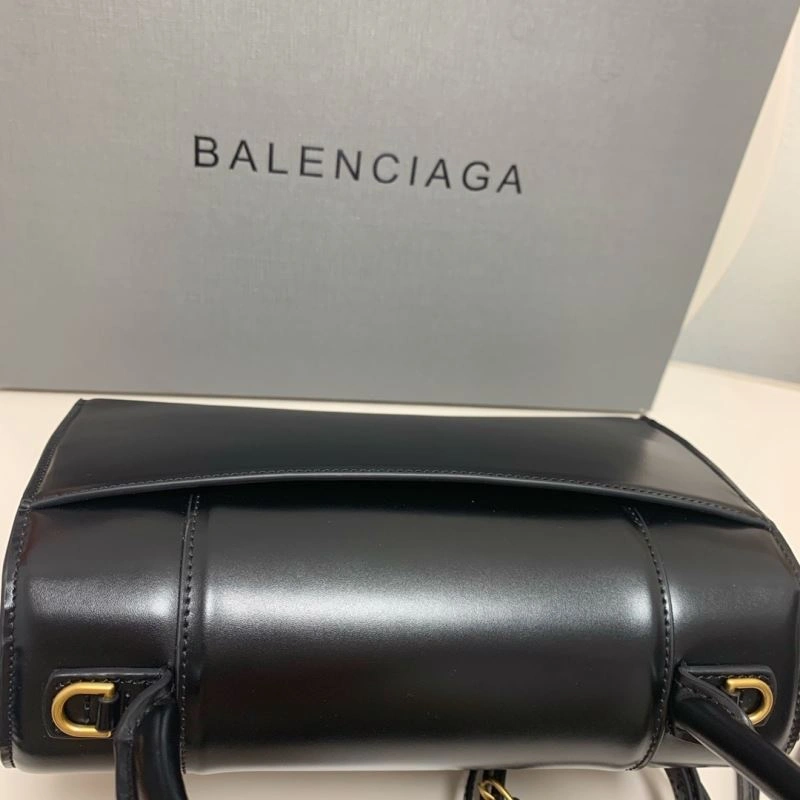 OnTrend Balenciaga Hourglass Large 27cm Smooth Box Leather Bag 72620