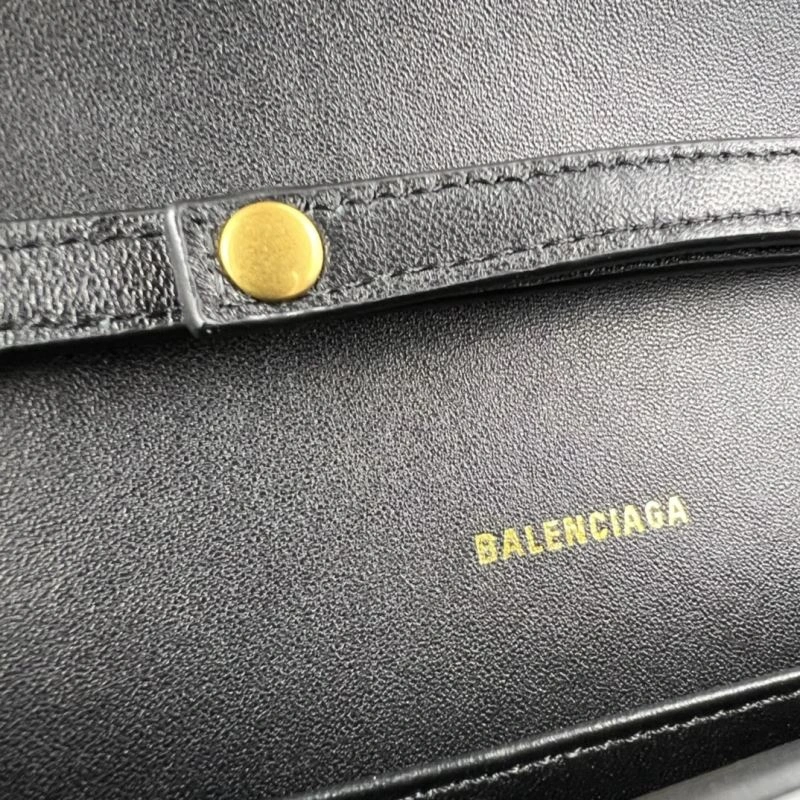 Balenciaga Hourglass Mini Chain Crossbody Bag -  Cowhide Design Bright 78647
