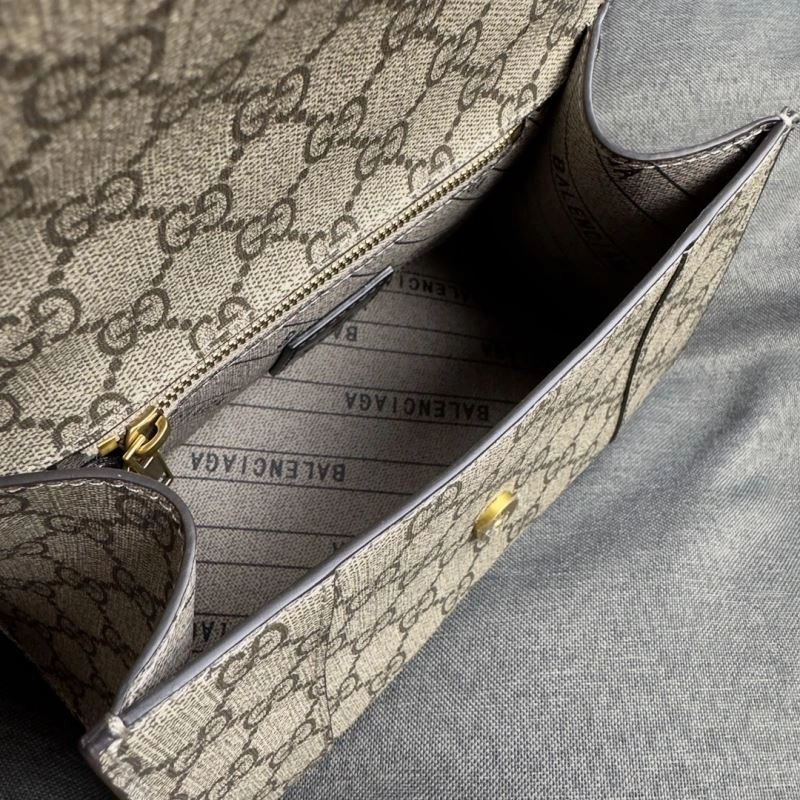 Premium Balenciaga Hourglass Moon Bag - S Size Cowhide Elegance 70022