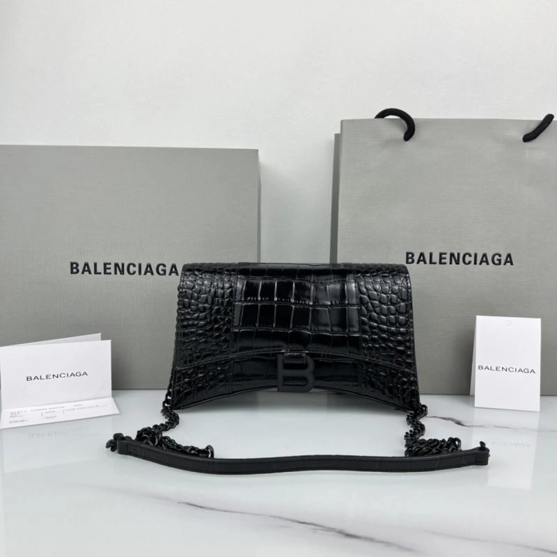 Durable Balenciaga Hourglass Petite Chain Crossbody Bag by B Brand 78635