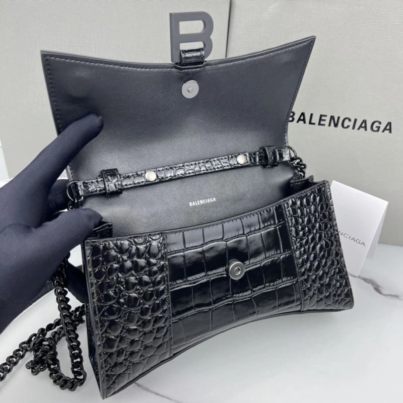 Durable Balenciaga Hourglass Petite Chain Crossbody Bag by B Brand 78635