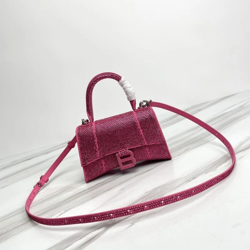 Balenciaga Hourglass Small Size Bag - Iconic Curved Design FreshLook 78747