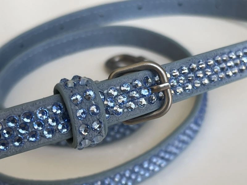 Balenciaga Hourglass Water Blue Rhinestone Bag Practical 72627