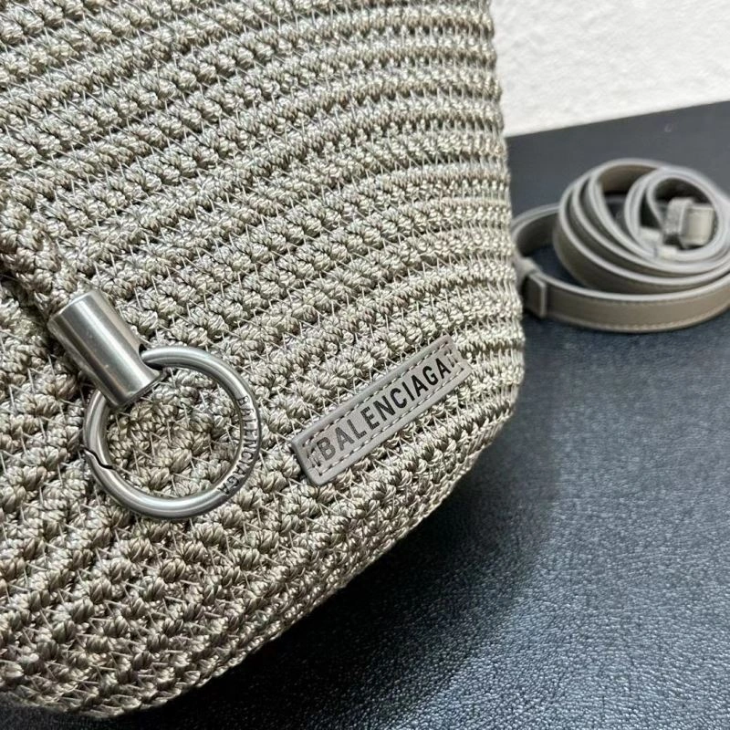 Seasonal Balenciaga IBIZA Woven Nylon Rope Basket Bag 78572