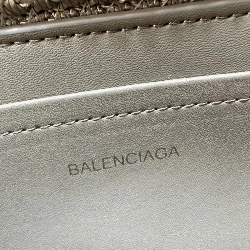 Seasonal Balenciaga IBIZA Woven Nylon Rope Basket Bag 78572