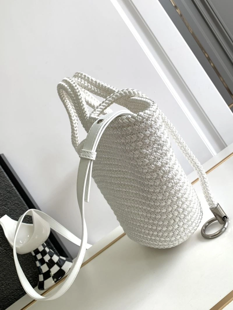 Balenciaga Ibiza Fan-Shaped Nylon Rope Basket Bag SunProtective 78575