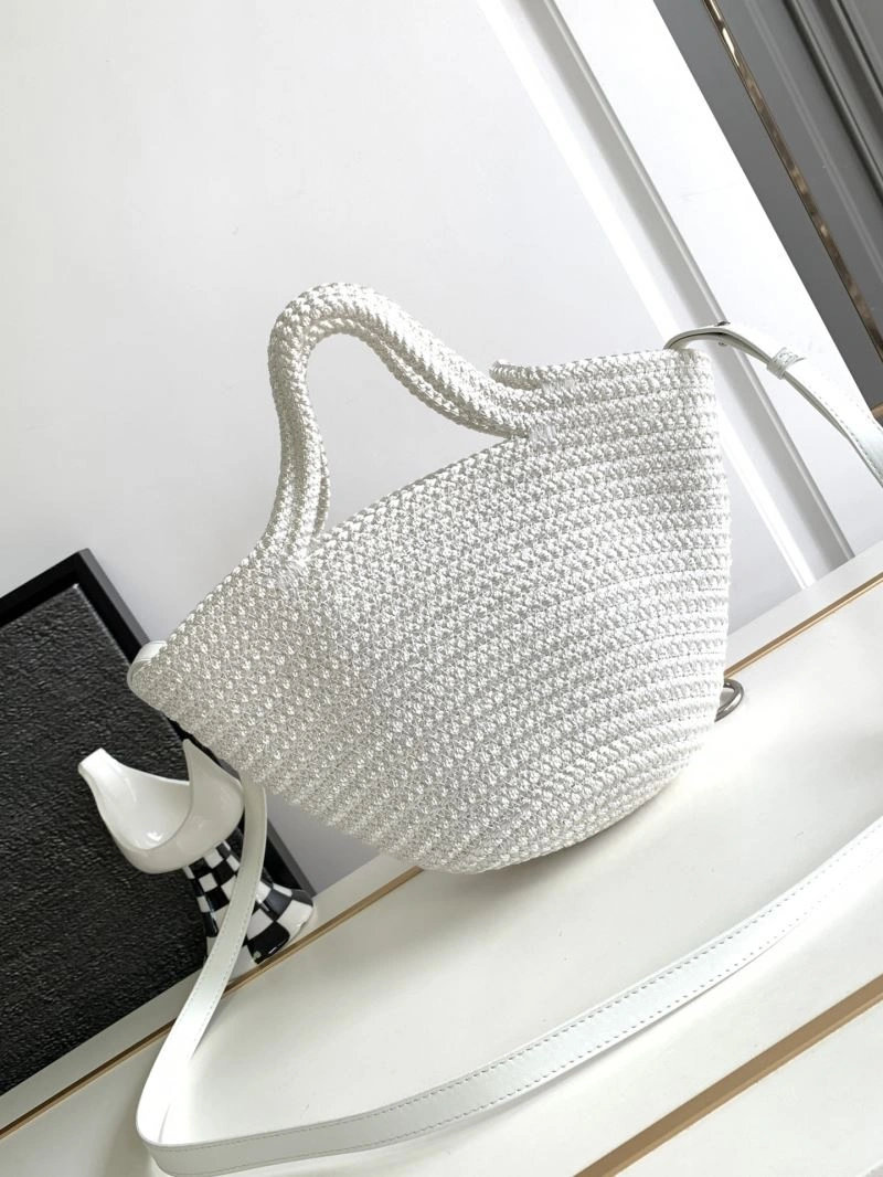 Balenciaga Ibiza Fan-Shaped Nylon Rope Basket Bag SunProtective 78575