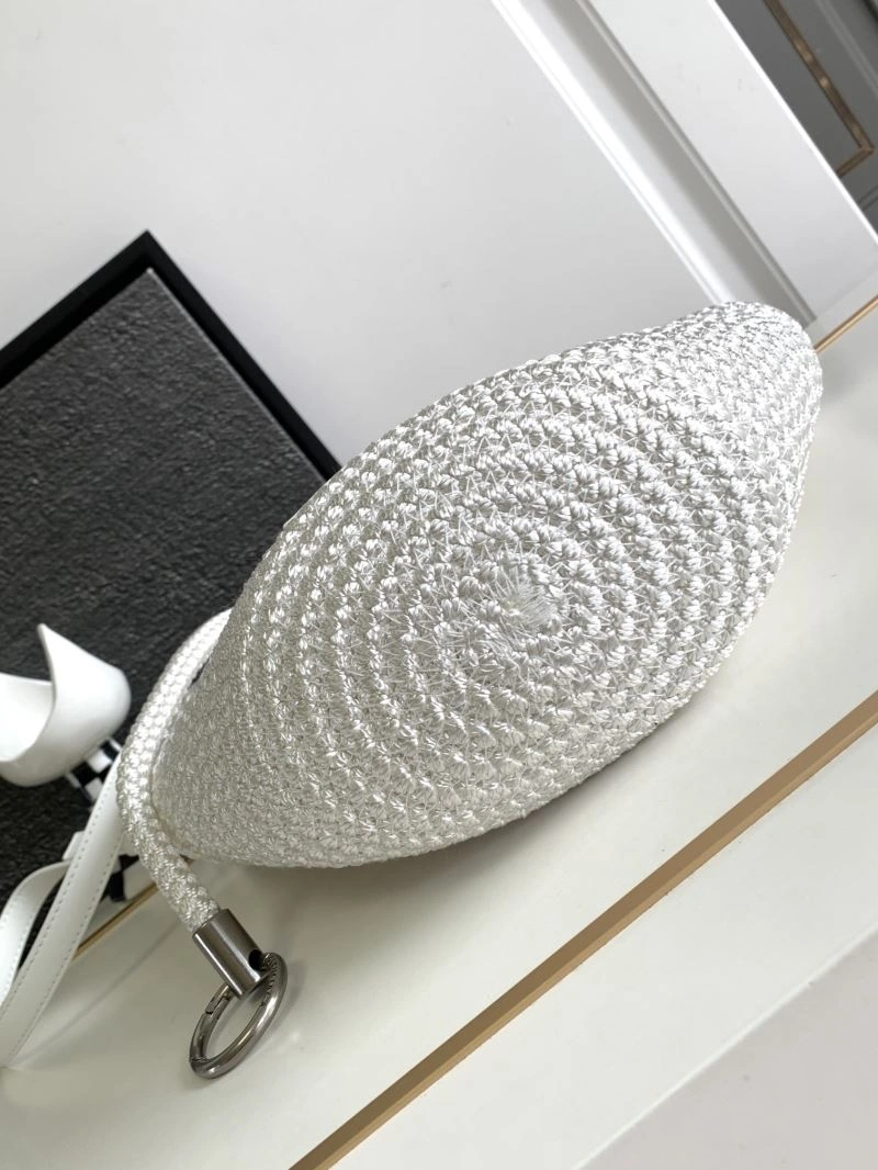 Balenciaga Ibiza Fan-Shaped Nylon Rope Basket Bag SunProtective 78575