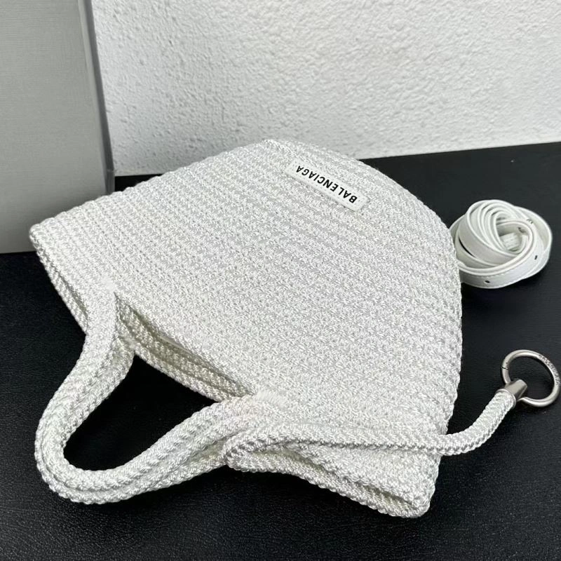 SmartChoice Balenciaga Ibiza Woven Nylon Basket Bag - Summer Essential 78568