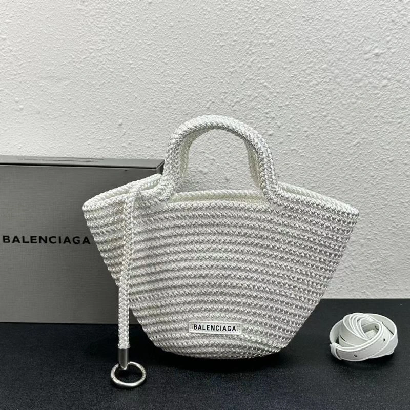 SmartChoice Balenciaga Ibiza Woven Nylon Basket Bag - Summer Essential 78568