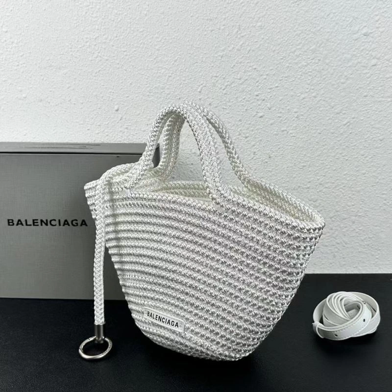 SmartChoice Balenciaga Ibiza Woven Nylon Basket Bag - Summer Essential 78568