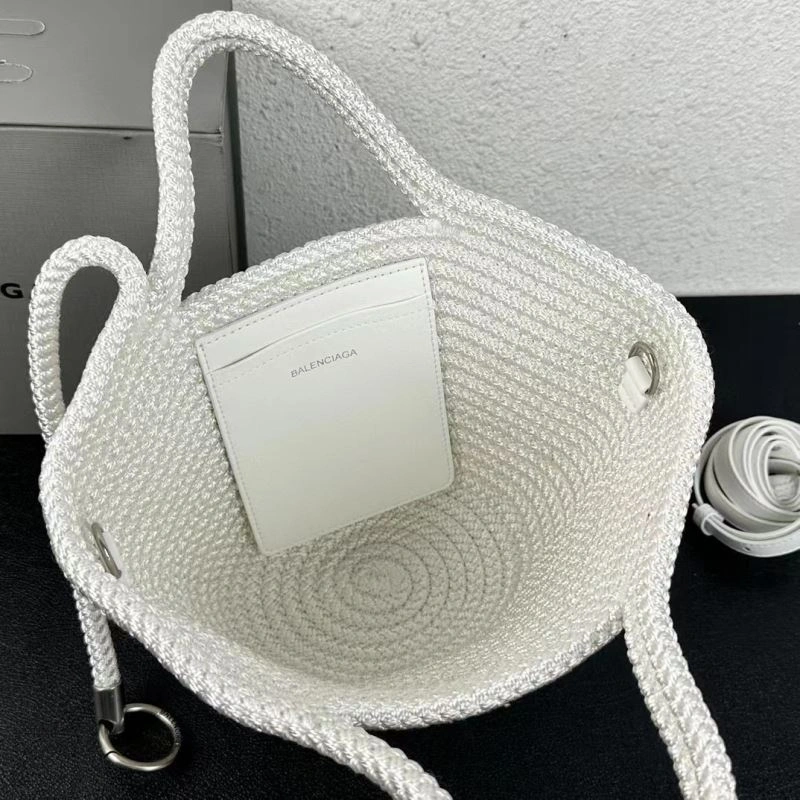 SmartChoice Balenciaga Ibiza Woven Nylon Basket Bag - Summer Essential 78568