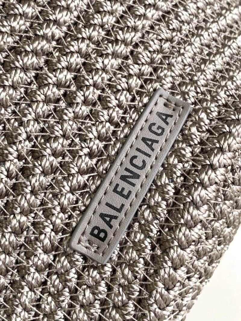 Durable Balenciaga Ibiza Woven Nylon Rope Basket Bag - Summer 78577