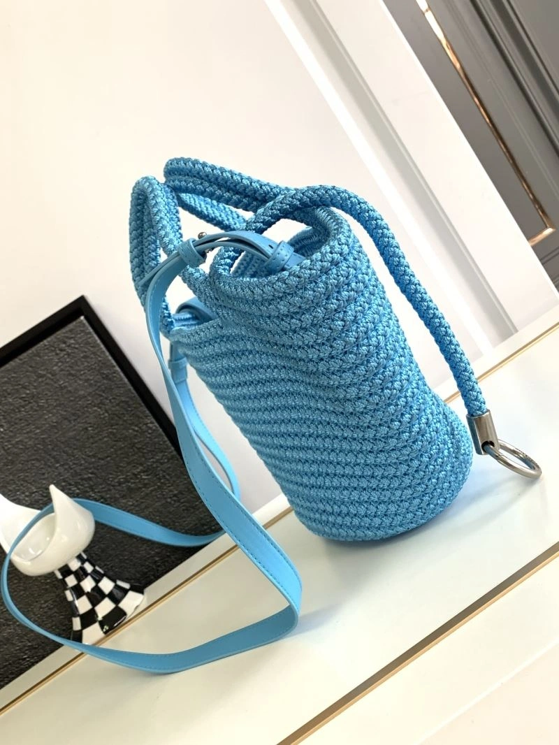 Balenciaga Ibiza Woven Nylon Rope Basket Bag - Summer WrinkleFree 78576