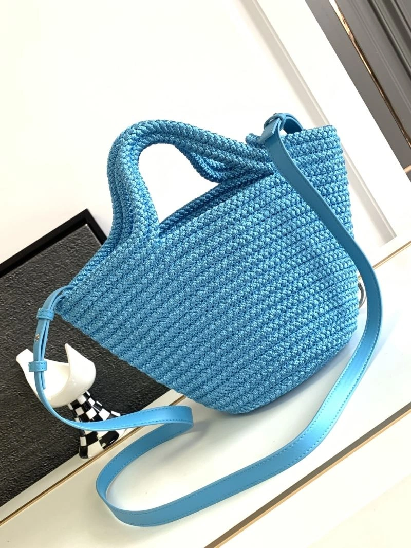 Balenciaga Ibiza Woven Nylon Rope Basket Bag - Summer WrinkleFree 78576