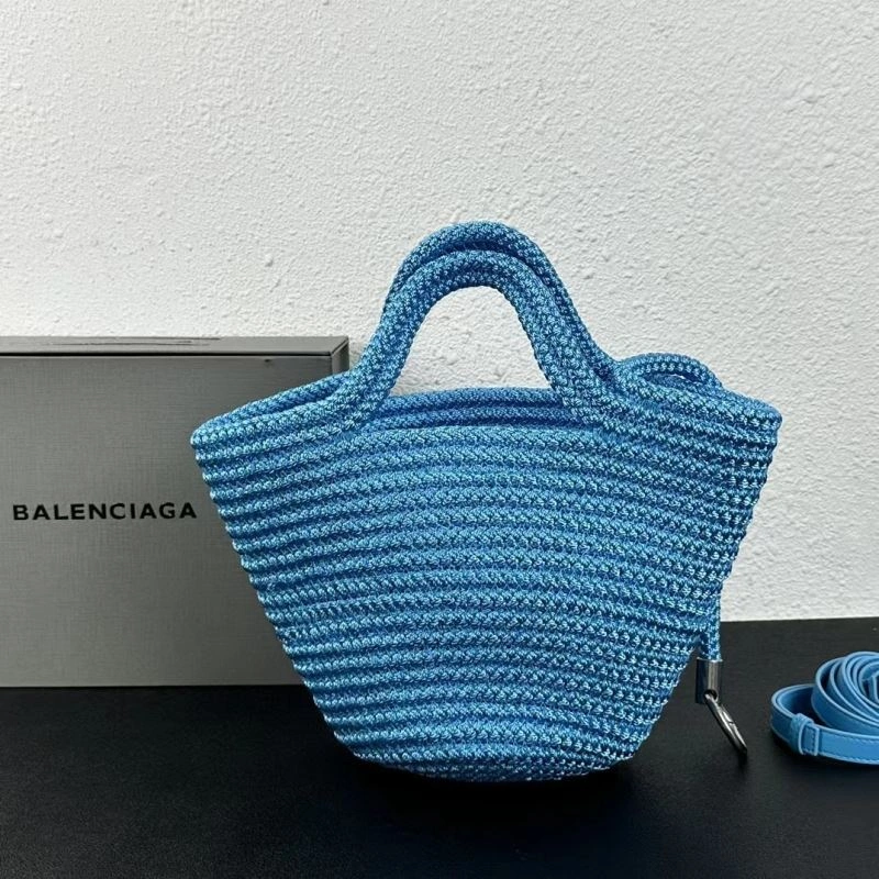 BestValue Balenciaga Ibiza Woven Nylon Rope Basket Bag - Summer 78565