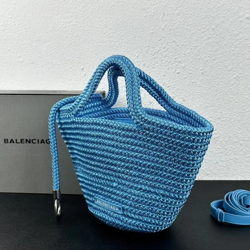 BestValue Balenciaga Ibiza Woven Nylon Rope Basket Bag - Summer 78565