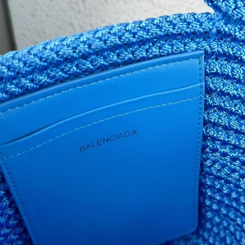 BestValue Balenciaga Ibiza Woven Nylon Rope Basket Bag - Summer 78565