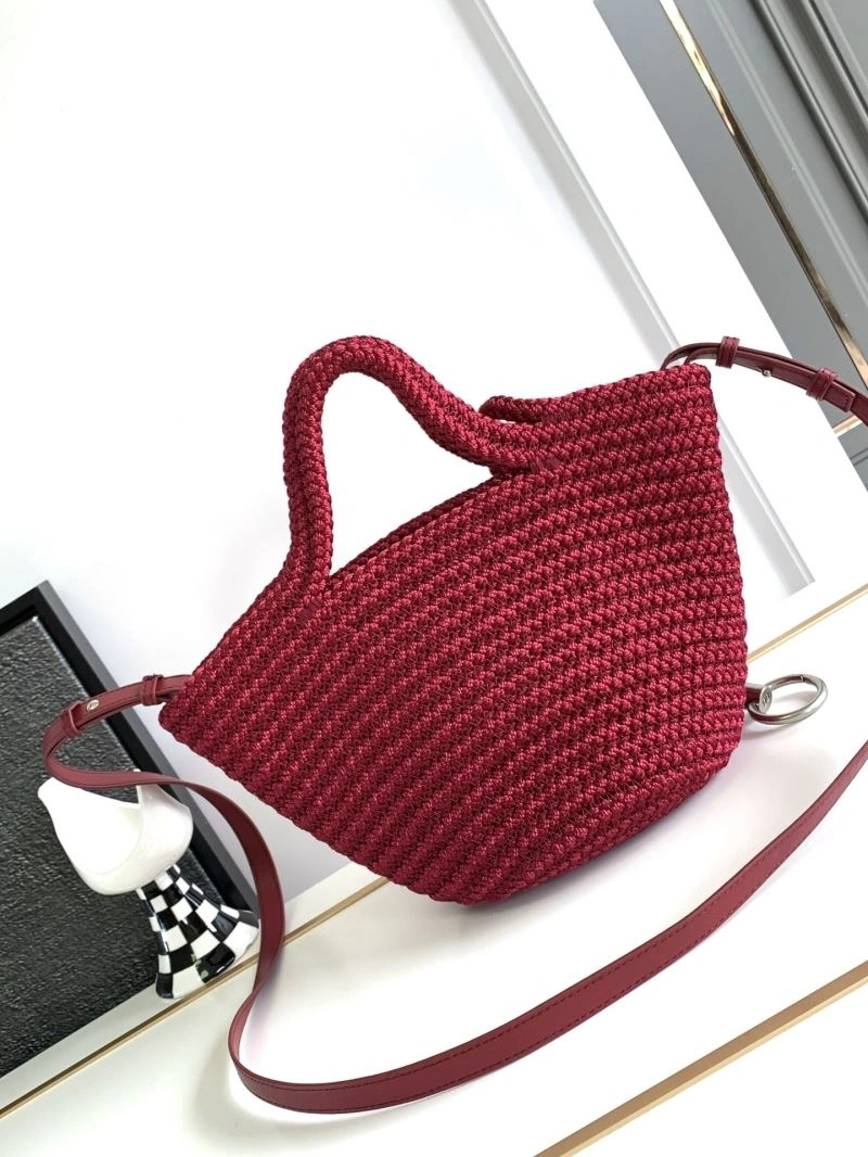 Sleek Balenciaga Ibiza Woven Nylon Rope Basket Bag - Summer 78560