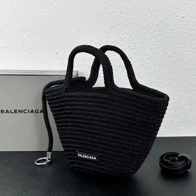 SmartChoice Balenciaga Ibiza Woven Nylon Rope Basket Bag - Summer Essential 78566