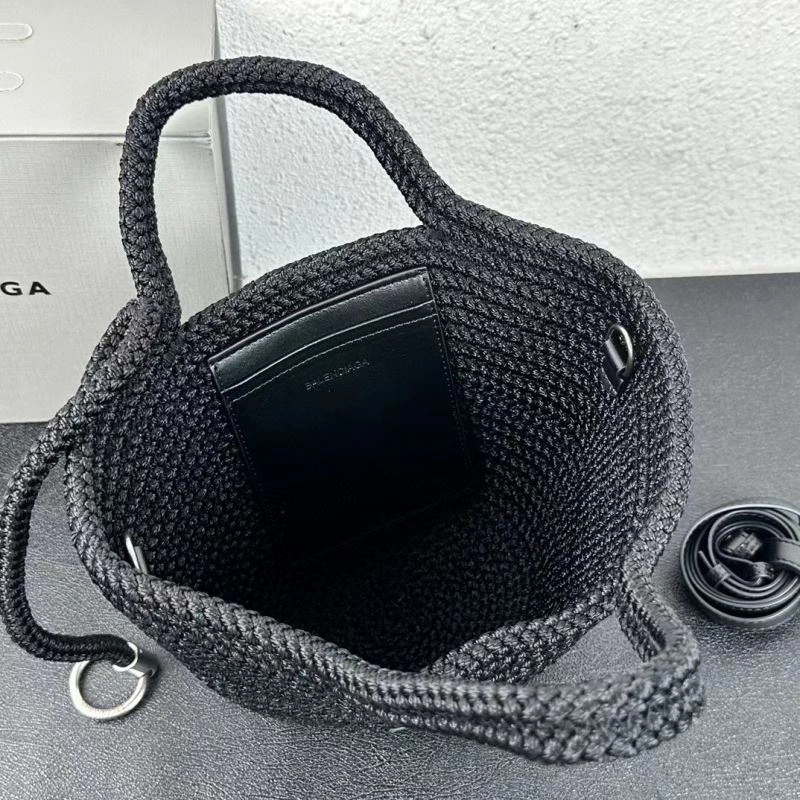 SmartChoice Balenciaga Ibiza Woven Nylon Rope Basket Bag - Summer Essential 78566