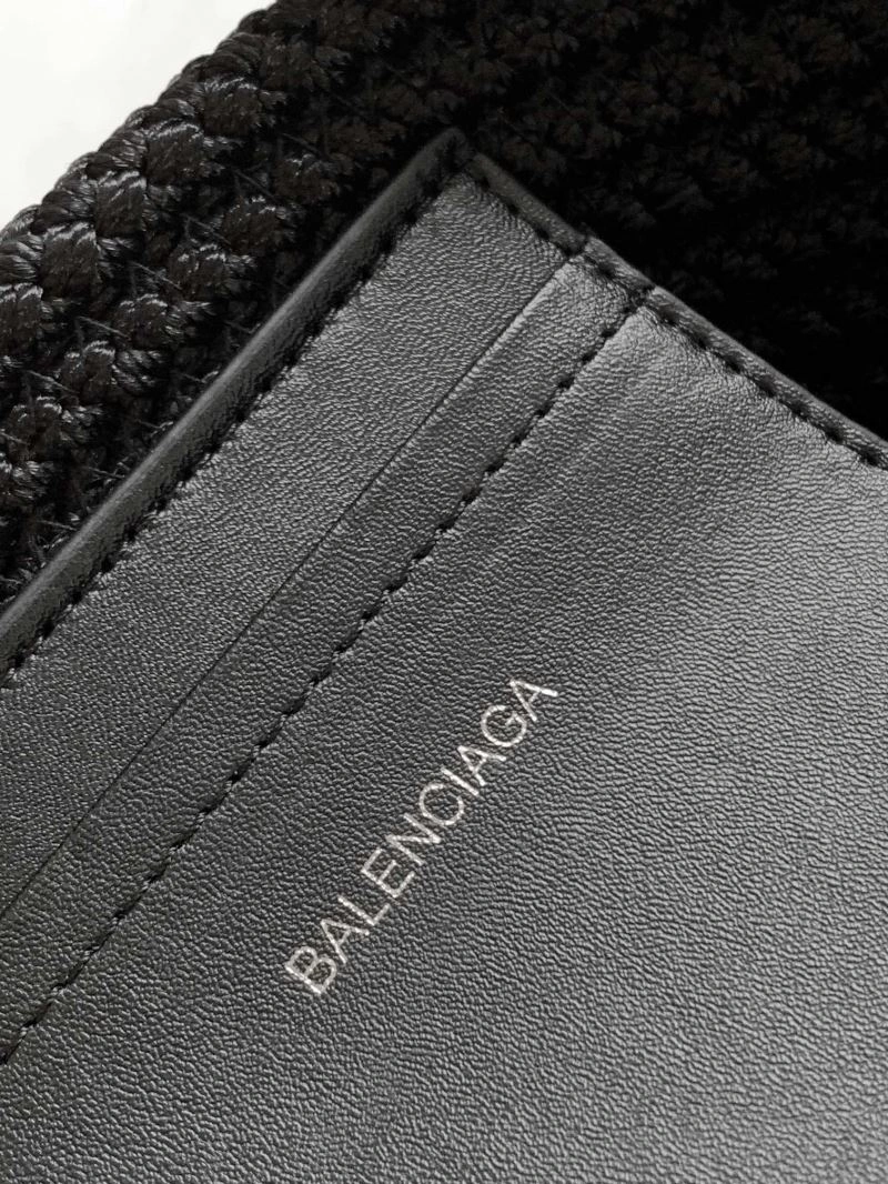 TravelReady Balenciaga Ibiza Woven Nylon Rope Basket Bag 78573