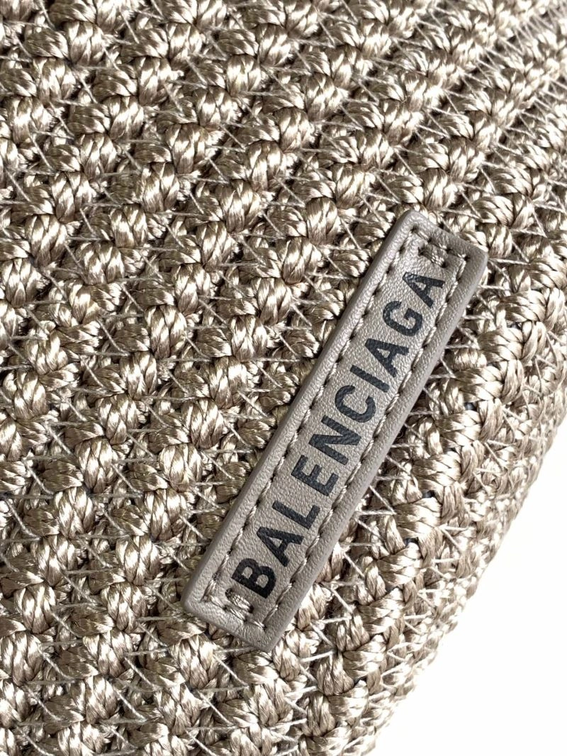 Balenciaga Ibiza Woven Nylon Rope Basket Bag Versatile 78569