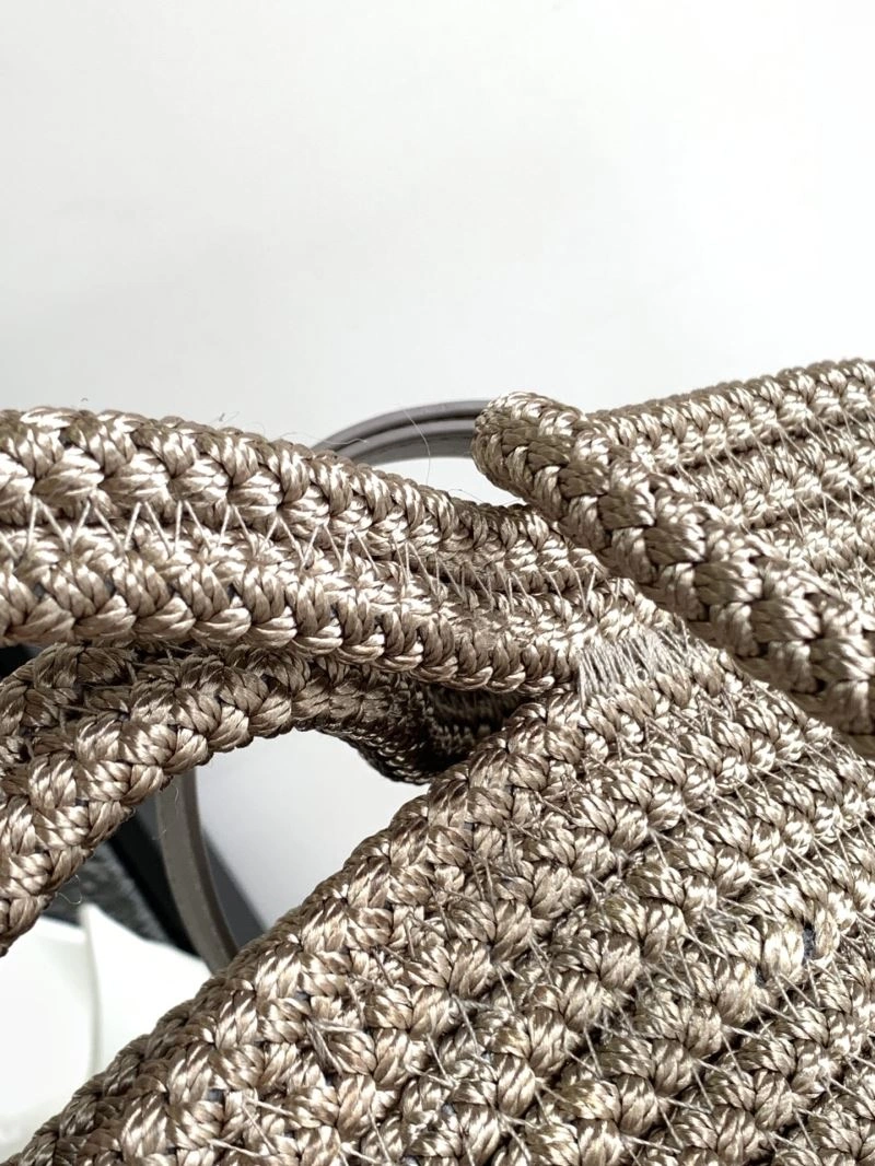 Balenciaga Ibiza Woven Nylon Rope Basket Bag Versatile 78569