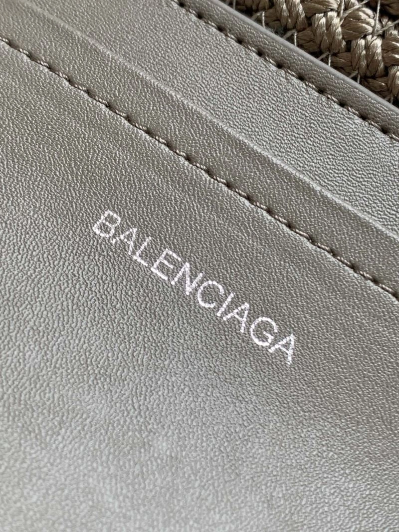 Balenciaga Ibiza Woven Nylon Rope Basket Bag Versatile 78569