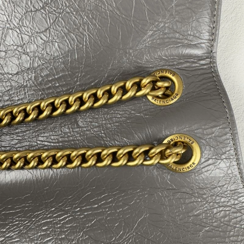 GoAnywhere Balenciaga Iconic Crush Hourglass Chain Bag -  Medium Quilted Style 75294