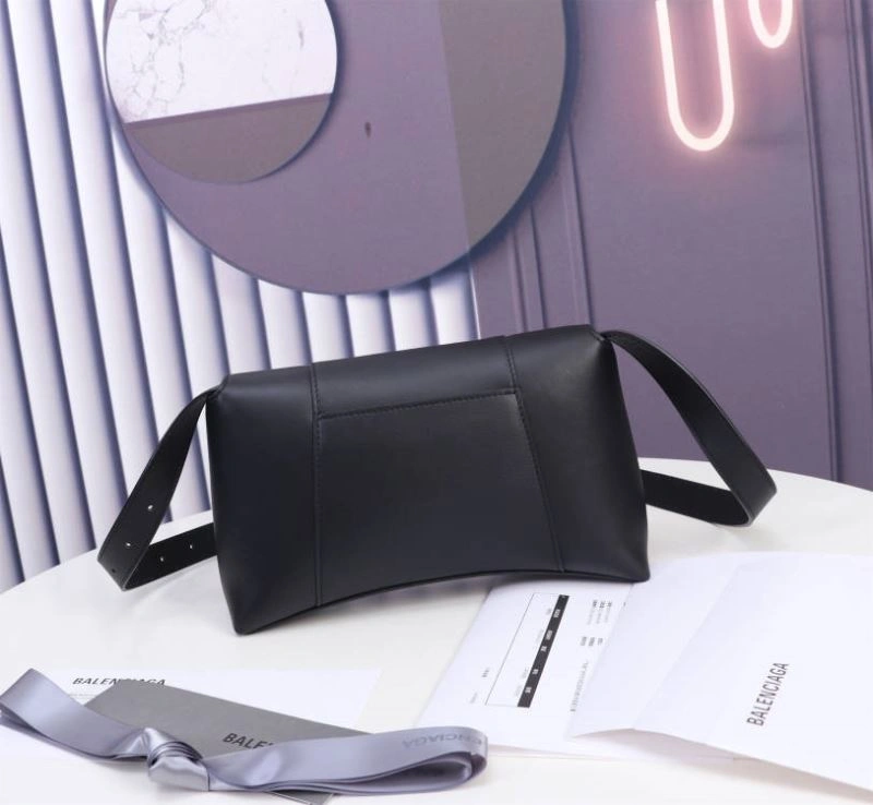Balenciaga Iconic Hourglass Black Gun Bag with B-Pull Ring - LG-6068xs HighPerformance 75300