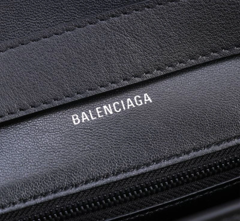 Balenciaga Iconic Hourglass Black Gun Bag with B-Pull Ring - LG-6068xs HighPerformance 75300