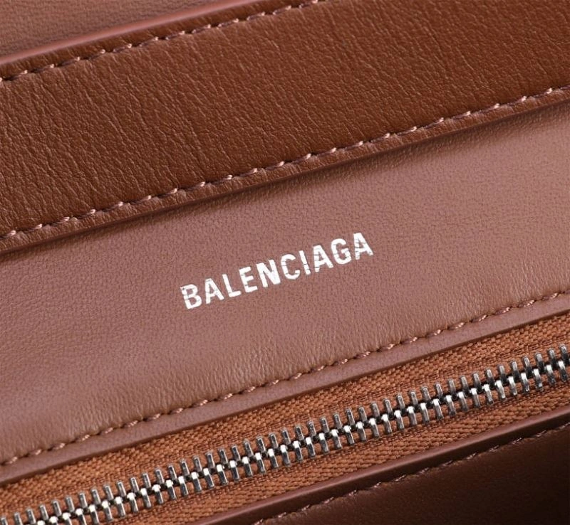 Lightweight Balenciaga Iconic Hourglass Mini Caramel Bag with Arc Design 75320