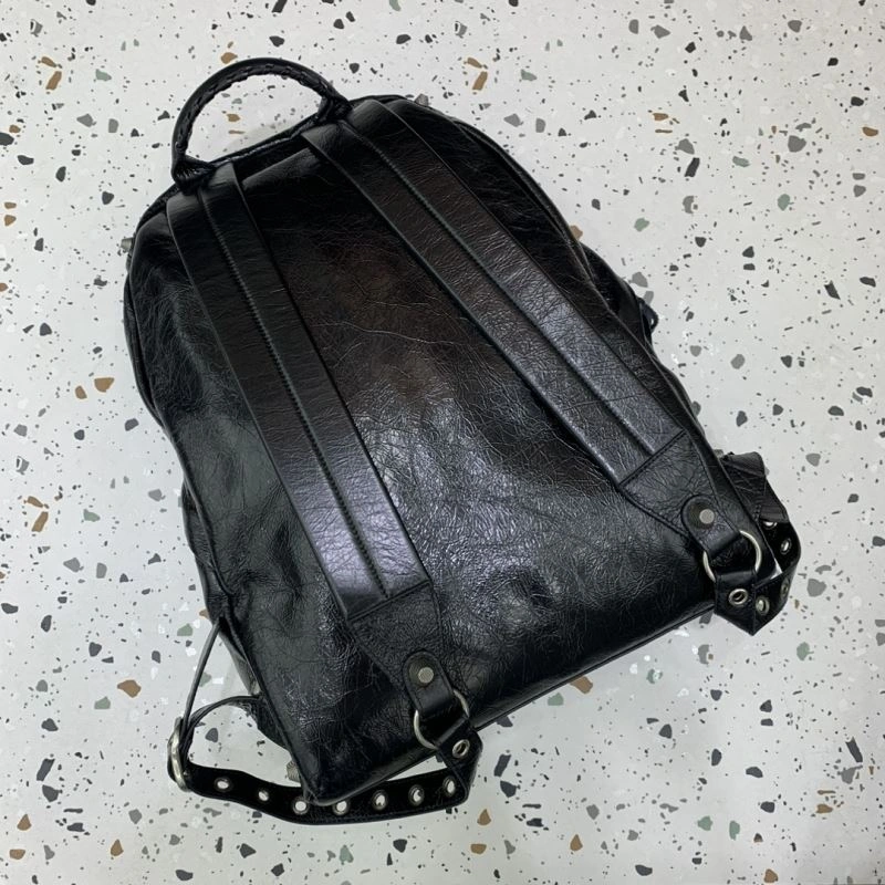 Contemporary Balenciaga Le Cagole Edgy Studded Backpack - Parisian 72724