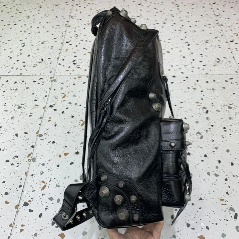 Contemporary Balenciaga Le Cagole Edgy Studded Backpack - Parisian 72724