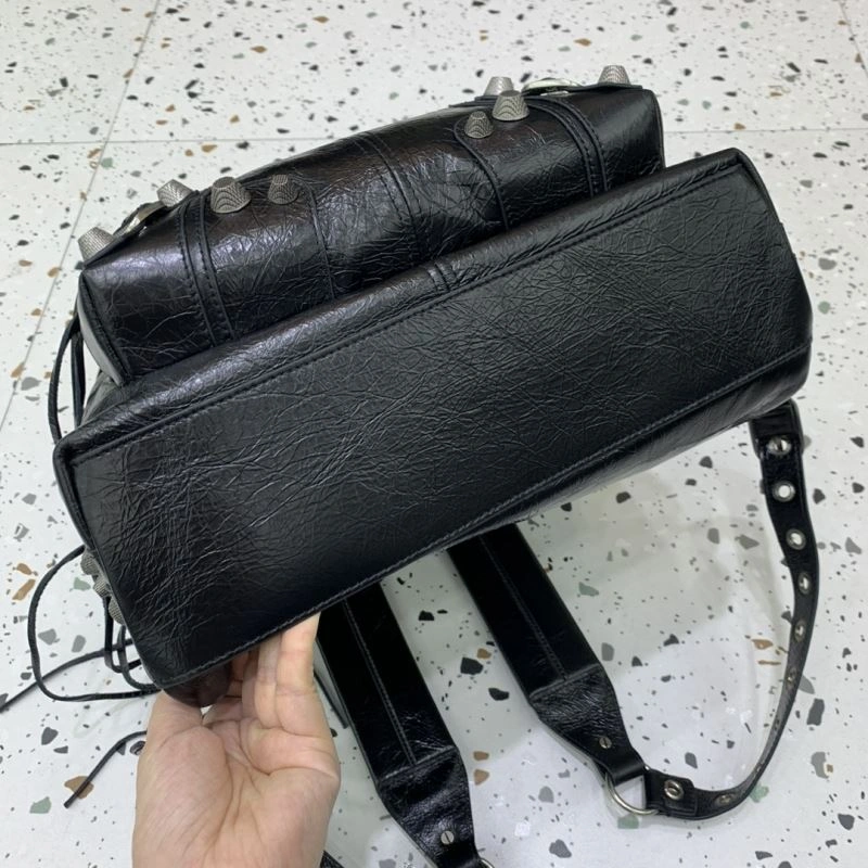 Contemporary Balenciaga Le Cagole Edgy Studded Backpack - Parisian 72724