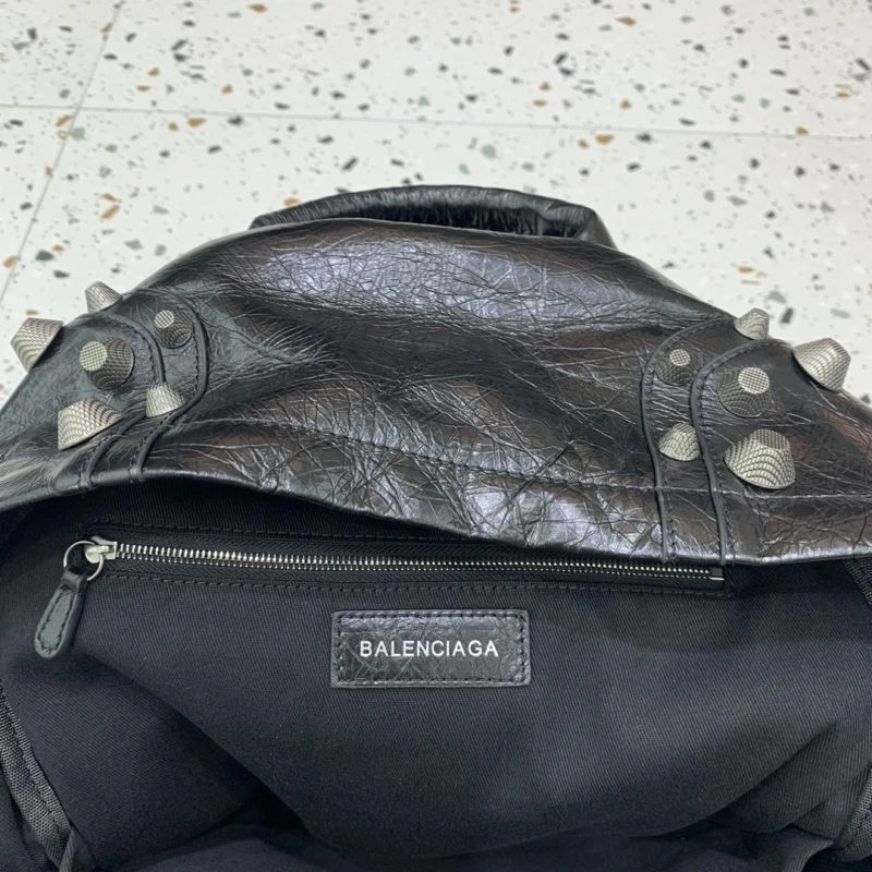 Contemporary Balenciaga Le Cagole Edgy Studded Backpack - Parisian 72724