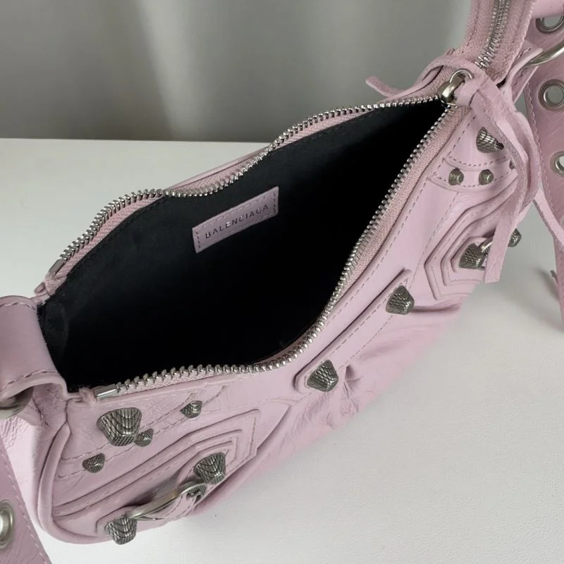 Balenciaga Le Cagole Half-Moon Crossbody Bag with Heart Mirror Attractive 38386