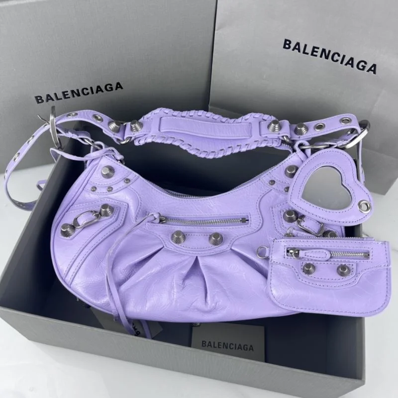 Balenciaga Le Cagole Half-Moon Dumpling Bag - Retro Refined 38356