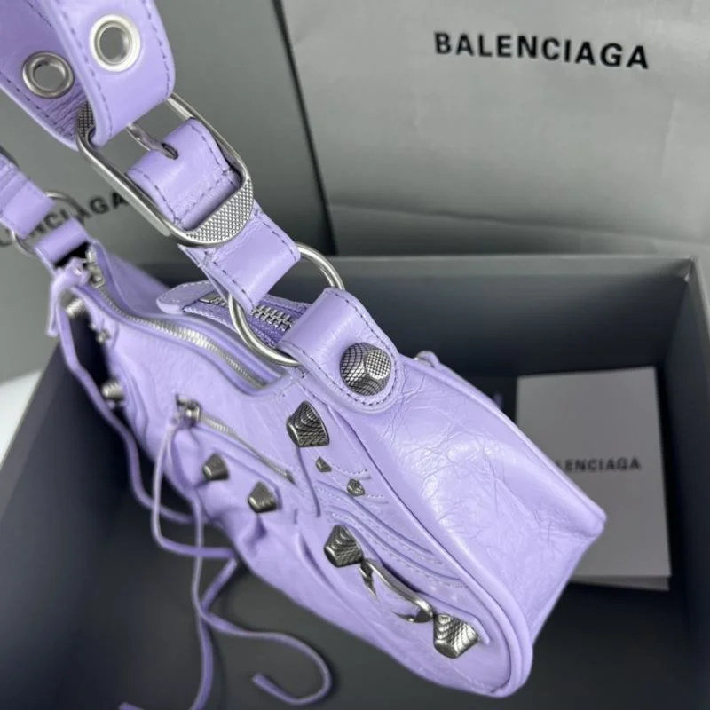 Balenciaga Le Cagole Half-Moon Dumpling Bag - Retro Refined 38356