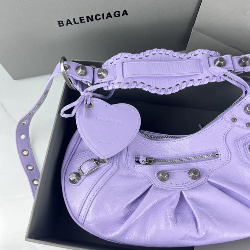 Balenciaga Le Cagole Half-Moon Dumpling Bag - Retro Refined 38356