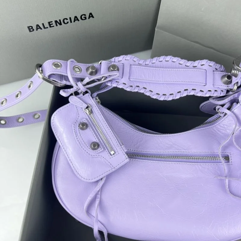 Balenciaga Le Cagole Half-Moon Dumpling Bag - Retro Refined 38356