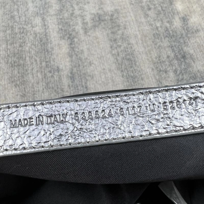 GoAnywhere Balenciaga Le Cagole Half-Moon Dumpling Bag - Silver Edition 75360