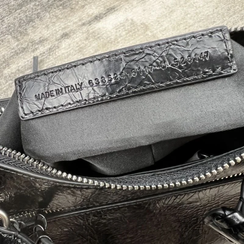 ZipUp Balenciaga Le Cagole Half-Moon Leather Dumpling Bag 38342