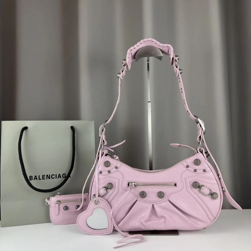 WeatherProof Balenciaga Le Cagole Half-Moon Luxe Crossbody Bag 38394