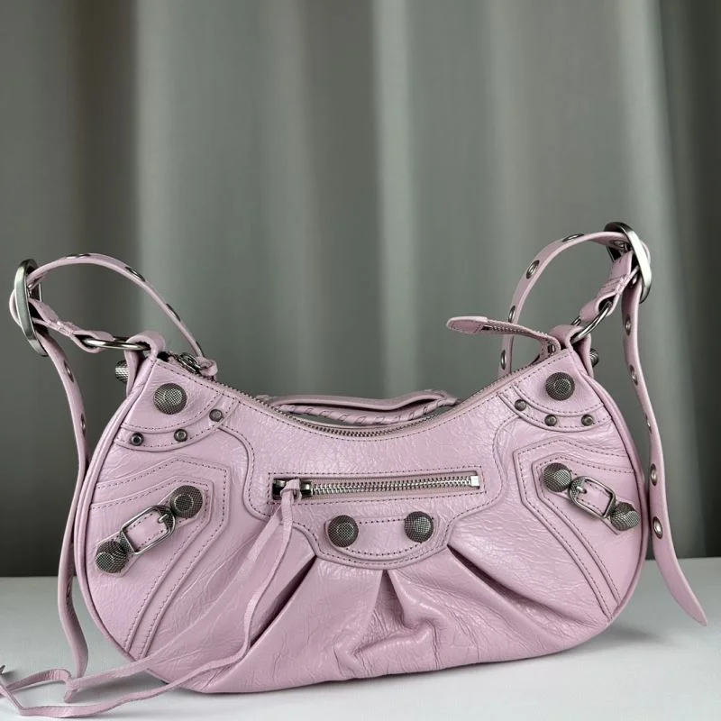 WeatherProof Balenciaga Le Cagole Half-Moon Luxe Crossbody Bag 38394