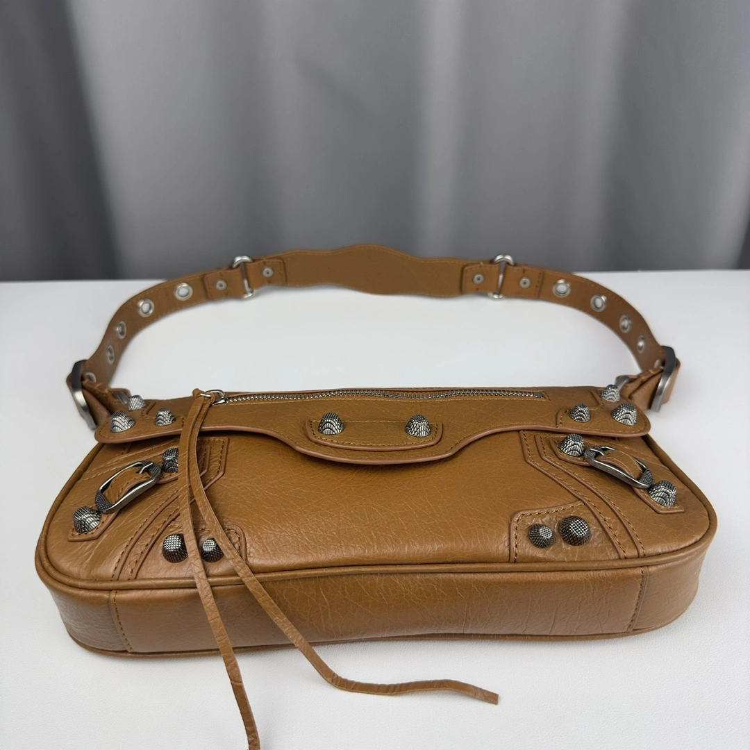 Balenciaga Le Cagole Large Lambskin Sling Bag 600 Baguette Original 61102